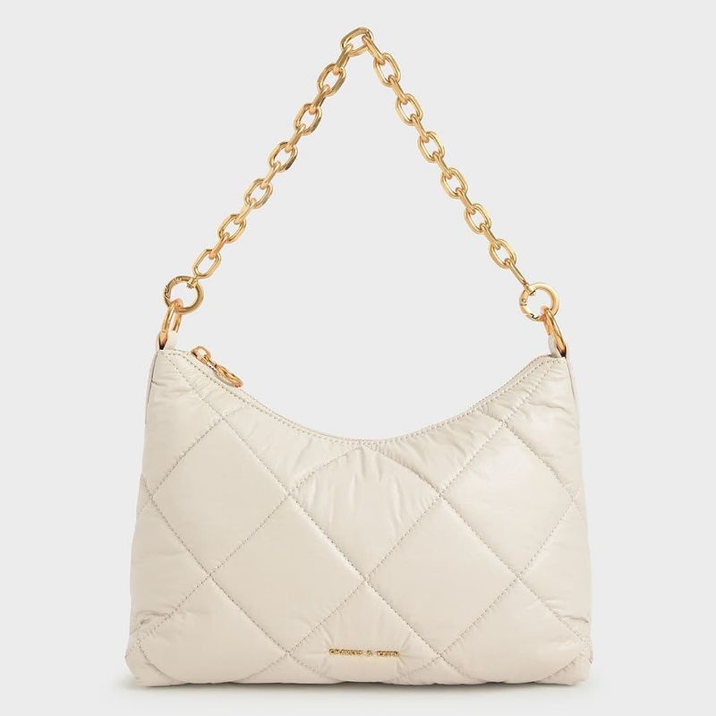 12.12 SALE | CK Puffy Quilted Chain Handle Bag