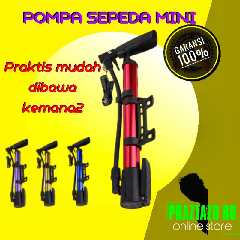 Pompa Angin Portable/Pompa Mini Sepeda Dan Motor Multi Fungsi/Pompa Sepeda