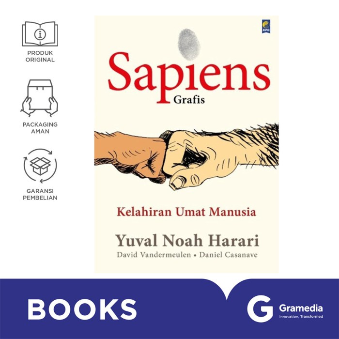 

MUST HAVE!! BUKU SAPIENS GRAFIS: KELAHIRAN UMAT MANUSIA TERLARIS