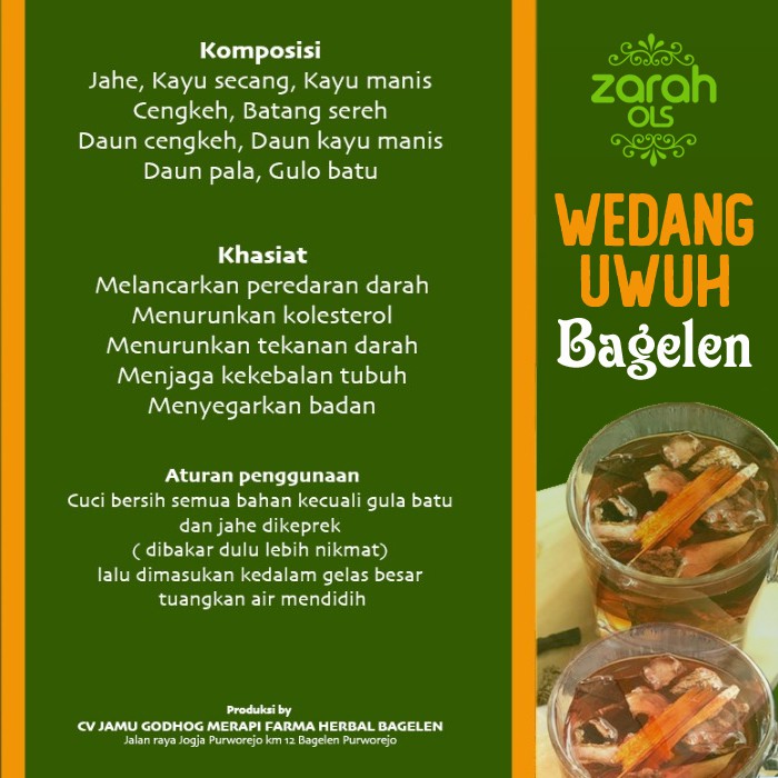 Minuman Kesehatan Wedang Uwuh Komplit Dengan Jahe Gula Batu Dan Rempah Shopee Indonesia