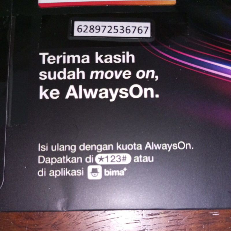 Perdana Tri AON Cantik 11 Digit