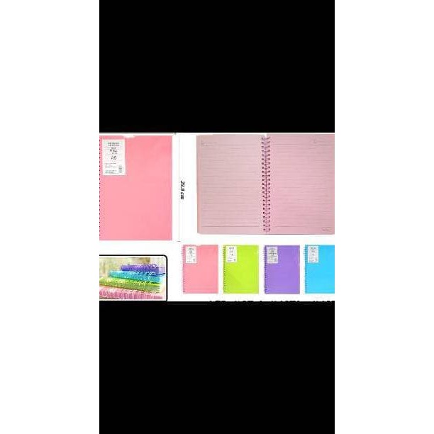 

nn TERBARU COLOR NOTEBOOK BUKU CATATAN WARNA MEMO DIARI NOTES RING SPIRAL