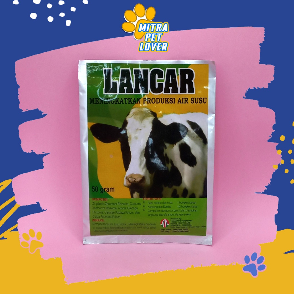 MULTIVITAMIN MENINGKATKAN PRODUKSI AIR SUSU SAPI - LANCAR SAPI 50 GRAM ORIGINAL - AIR SUSU INDUK SAPI KERBAU LANCAR - TAMBAH NAFSU MAKAN - MURAH - HERBAL PET ANIMAL HEALTHCARE &amp; VETERINARY TAMASINDO OBAT KESEHATAN HEWAN BINATANG PELIHARAAN MITRAPETLOVER