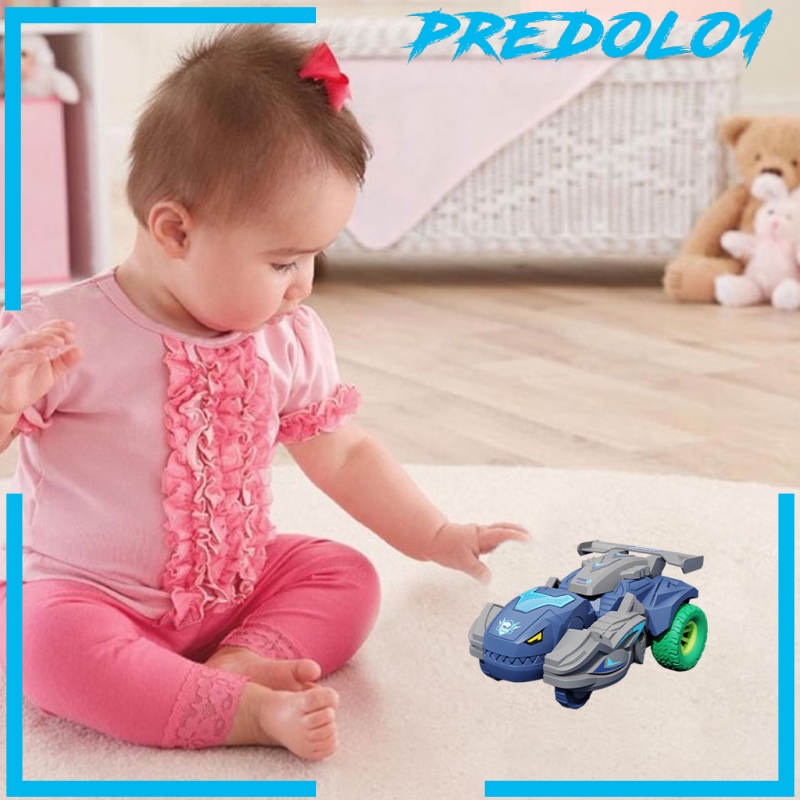 [PREDOLO1] Deformed Dino Toy Car Model Dinosaur 1Pcs Chariot Playset for Gift Boys Kids