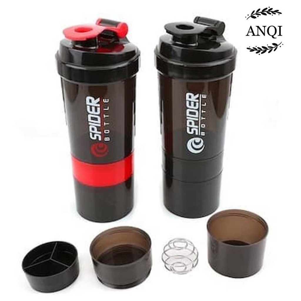 ANQI1888 botol  Minum Spider 500ml Ls 04  BPA &amp; DEHP free