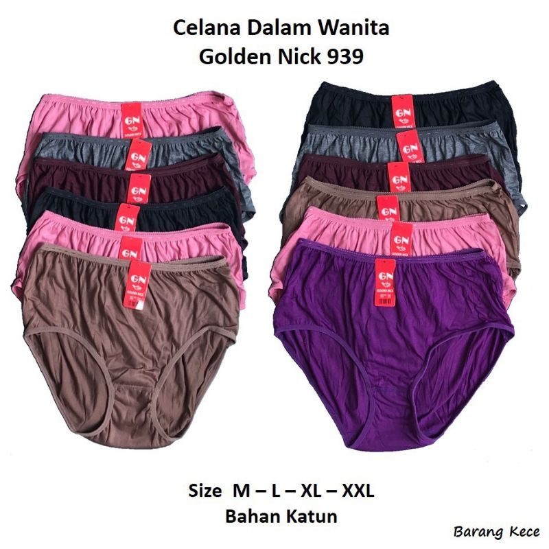 Golden Nick Celana Dalam Wanita Katun Polos Murah