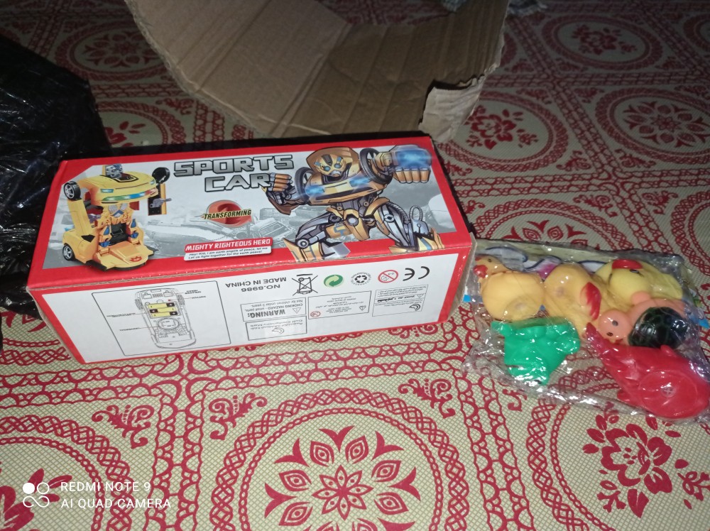 Binatang Campur Vynil 6 Pcs