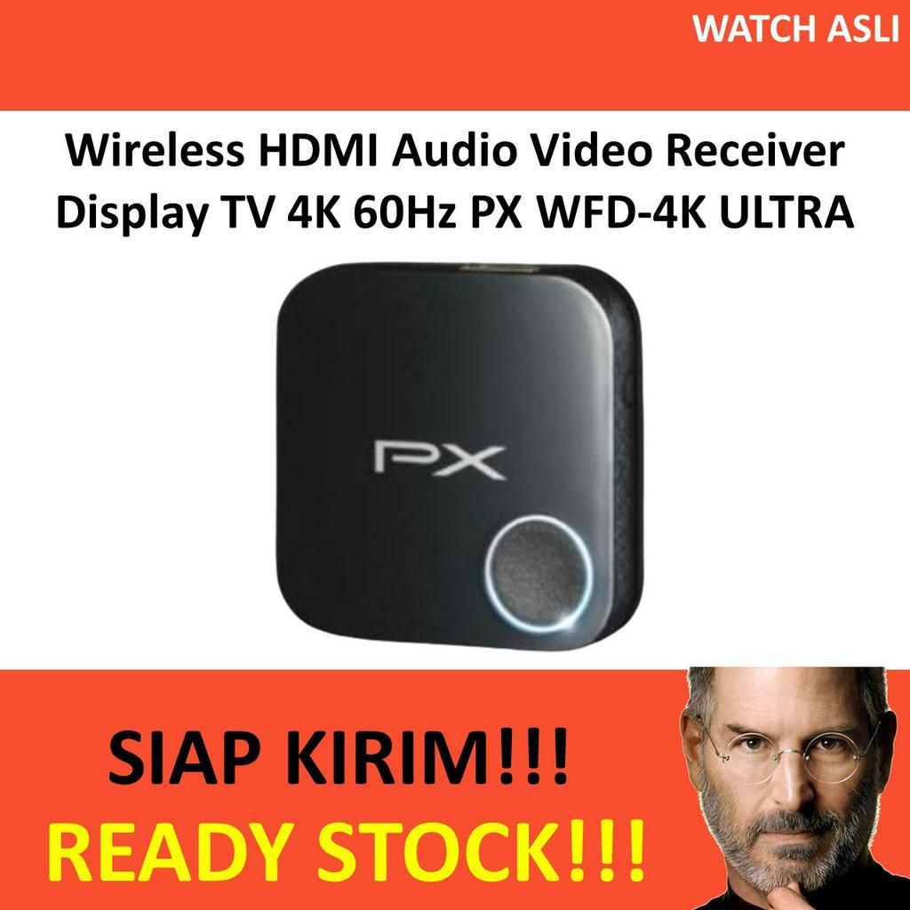 Wireless HDMI Audio Video Receiver Display TV 4K 60Hz PX WFD-4K ULTRA