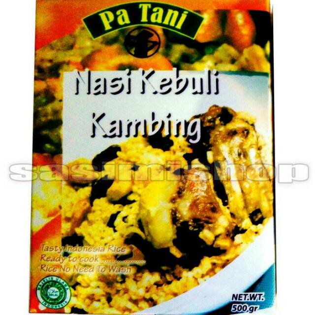 

Nasi kebuli kambing instan