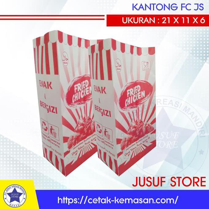 

R646T75R-Sale- Kantong Fried Chicken Paper Bag