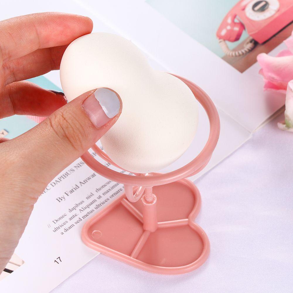 Solighter Tempat Spons Makeup Wanita Rak Facial Display Stand Support