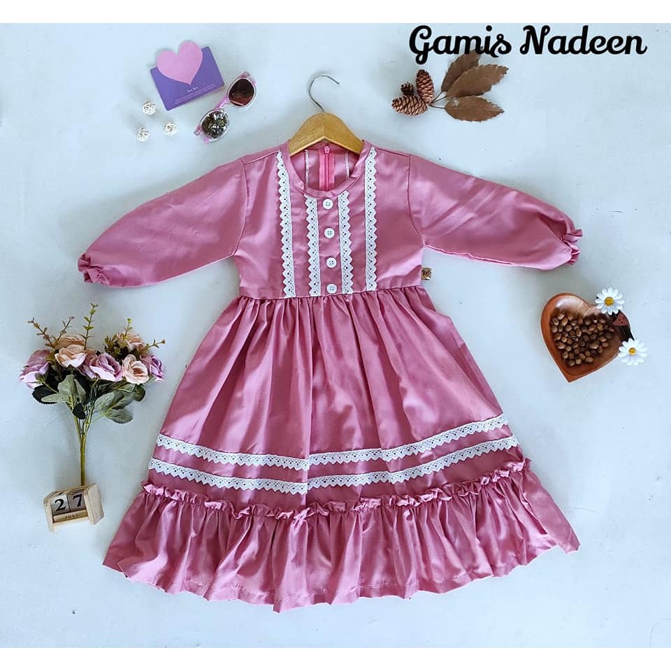NADEEN GAMIS ANAK SIZE 0 - 10 TAHUN / GAMIS COUPLE IBU DAN ANAK (PART 2)