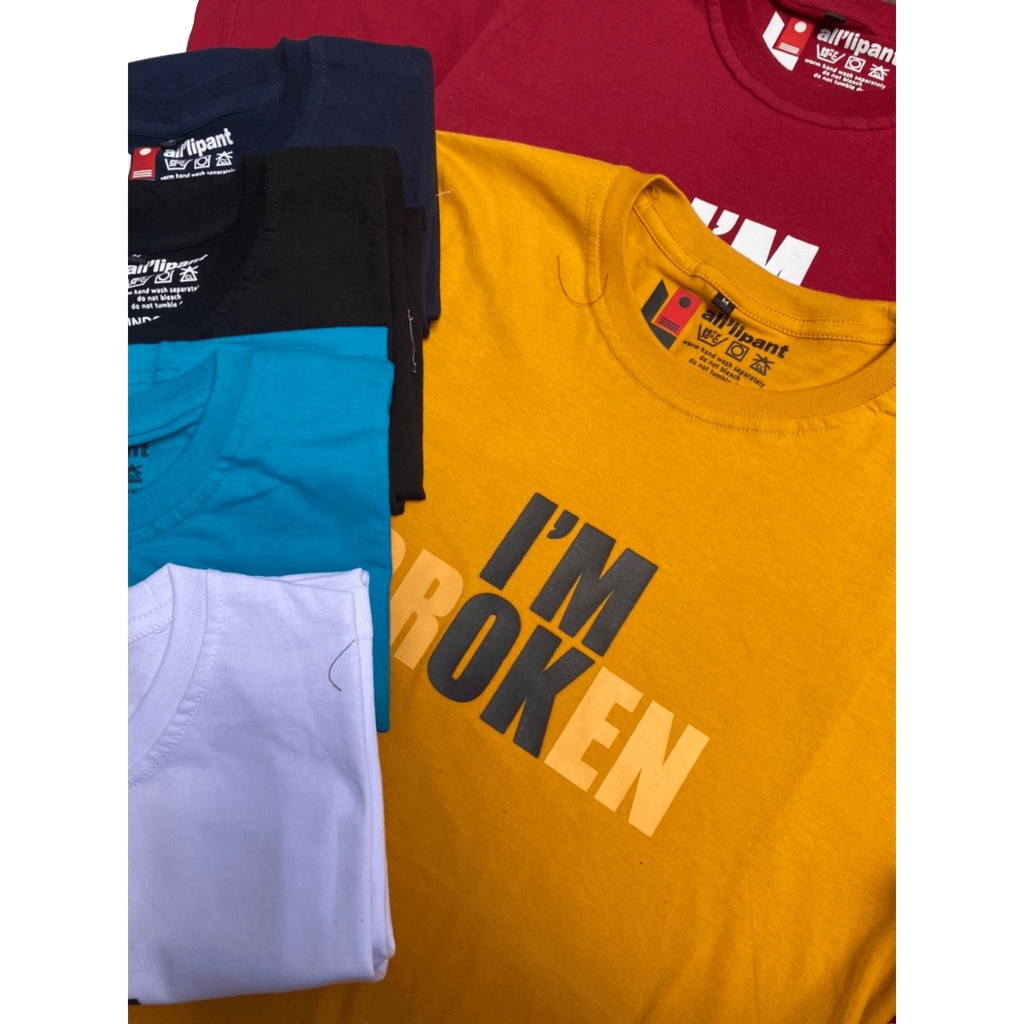 Kaos Pria Katun Premium Lengan Pendek Im OK OVERSIZE M-XXL Cotton Combed 24s