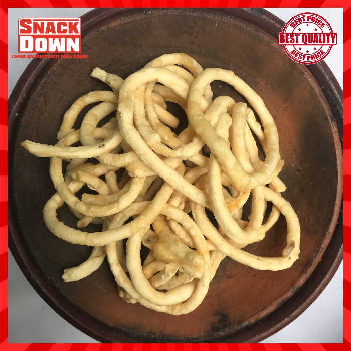 

SLONDOK GELANG 250 gram / JAJANAN / SNACK / MAKANAN RINGAN / KRUPUK / CEMILAN