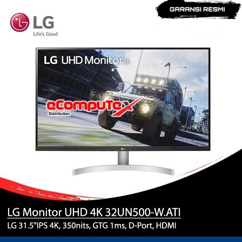 MONITOR LED LG 32UN500-W / 32UN500 32 INCH HDR UHD 4K HDMI - GARANSI RESMI