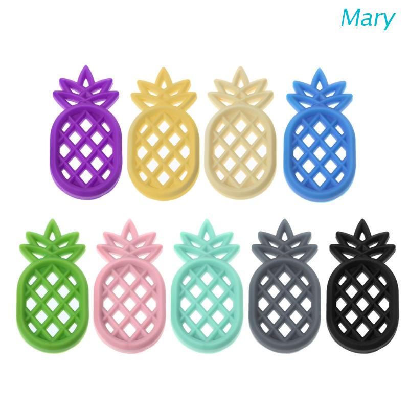 Mary Mainan Teether Bayi Bentuk Buah Pinus Bahan Silikon BPA Free DIY