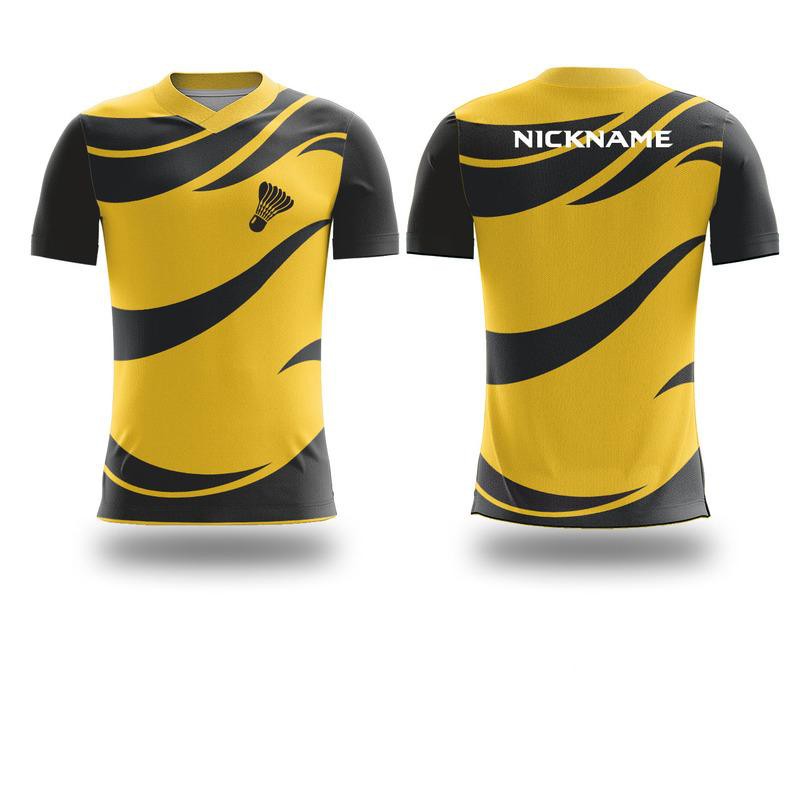 Kaos Jersey  Badminton Bulutangkis Full Print Costum SIze S - XXXL ANK42