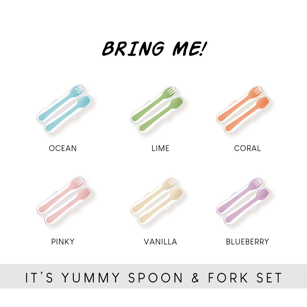 Simba It's Yummy Spoon and Fork Set Sendok Garpu Bayi Set