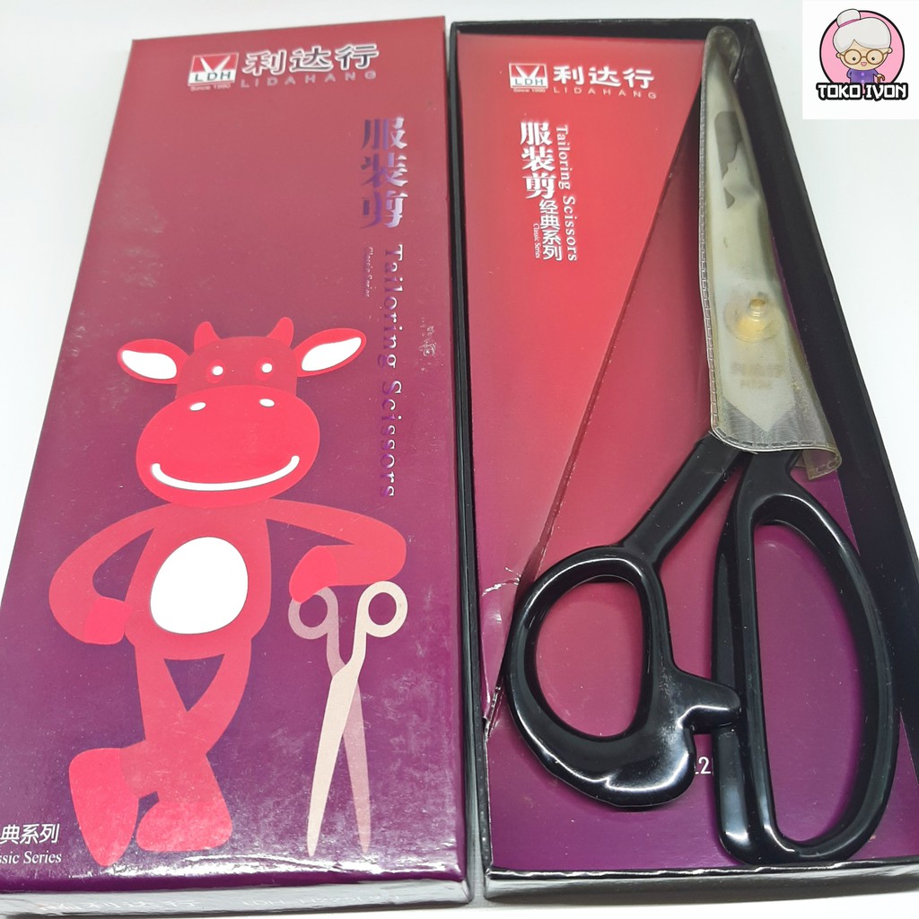 

Gunting Kain / Gunting Bahan / Tailor Scissors - Lidahang(9inch)