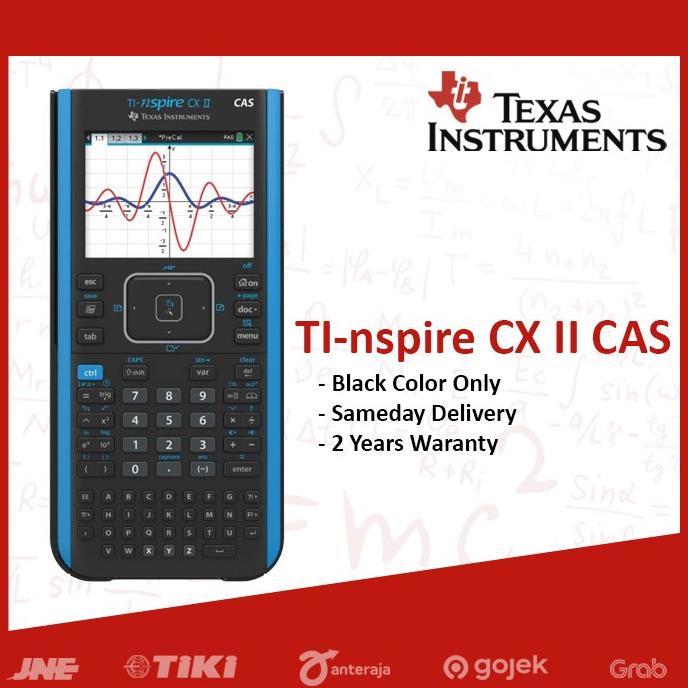 

[COD] Texas Instruments TI-Nspire CX CAS II Graphing Calculator TERJAMIN Kode 1297