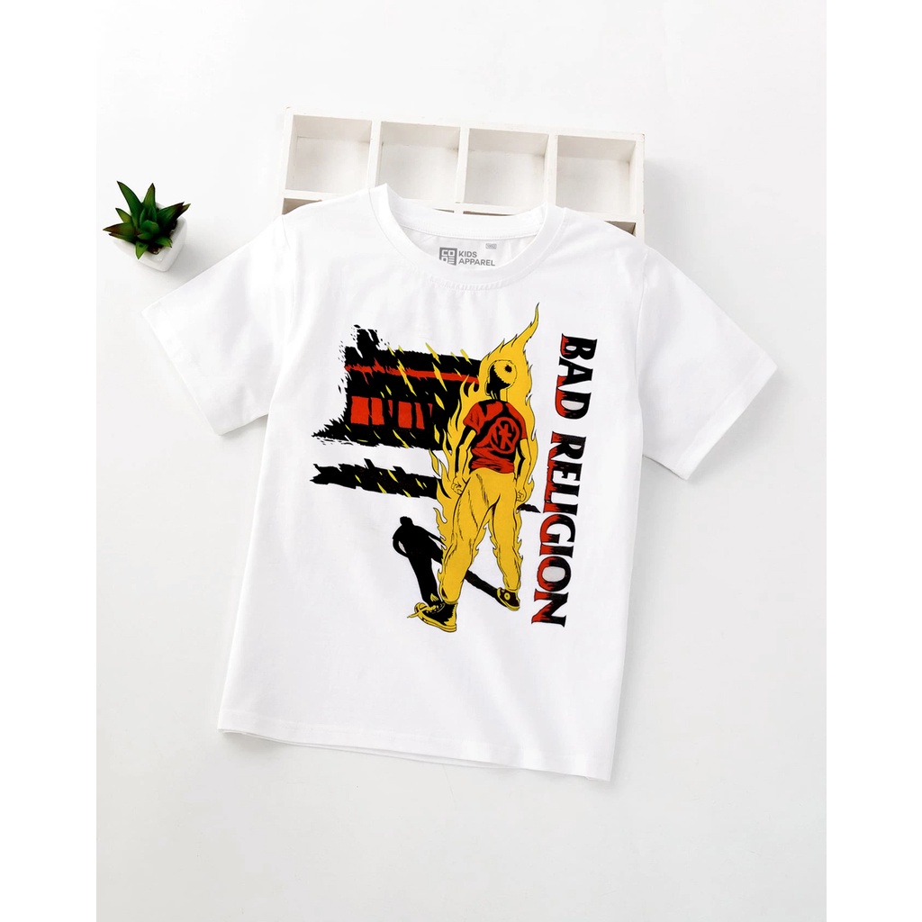 Kaos anak premium - Bad Religion Merch Suffer Housefront shirt