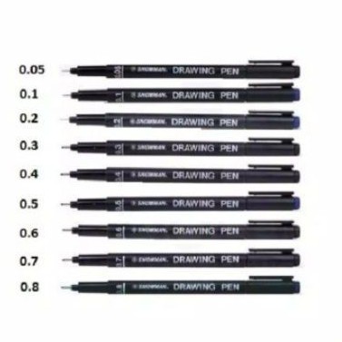 

Pulpen snowman drawing pen FT-700 0,1-0,8/ drawing pen 0.05