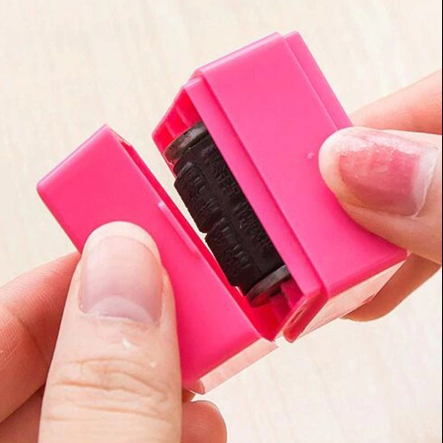 

BAGUS BELI Stamp Roller 2 in 1 Stempel Penghapus Alamat Resi Pelindung Identitas