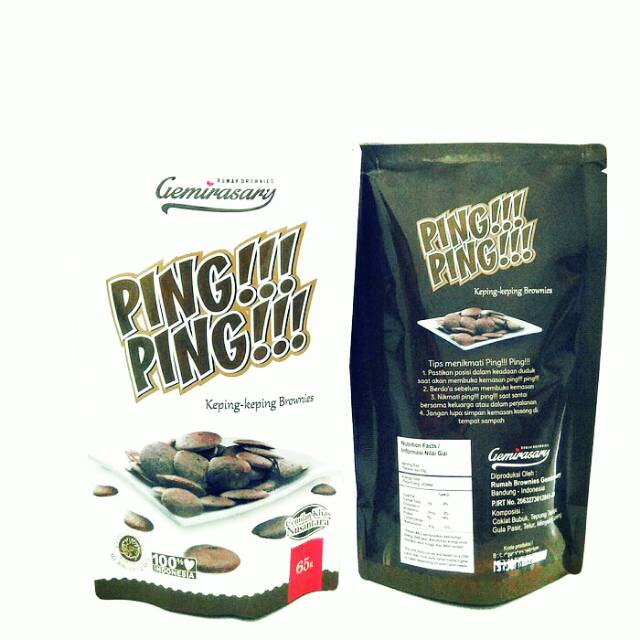 

Brownies keping Ping!!Ping!!