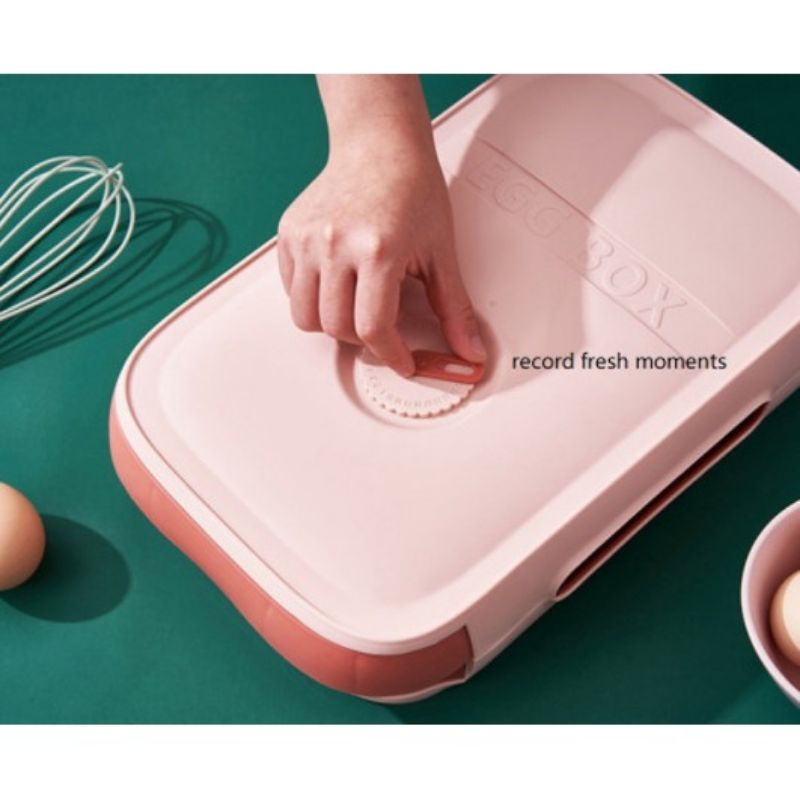 Kotak Simpan Telur Tempat Penyimpanan Telur / Rak Telur Plastik / Egg Box