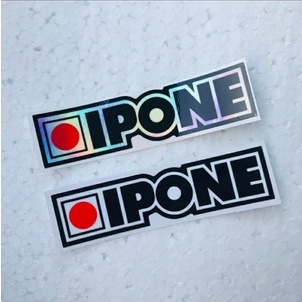 stiker cutting IPONE aksesoris variasi motor helm hp harga 1pcs logo sponsor