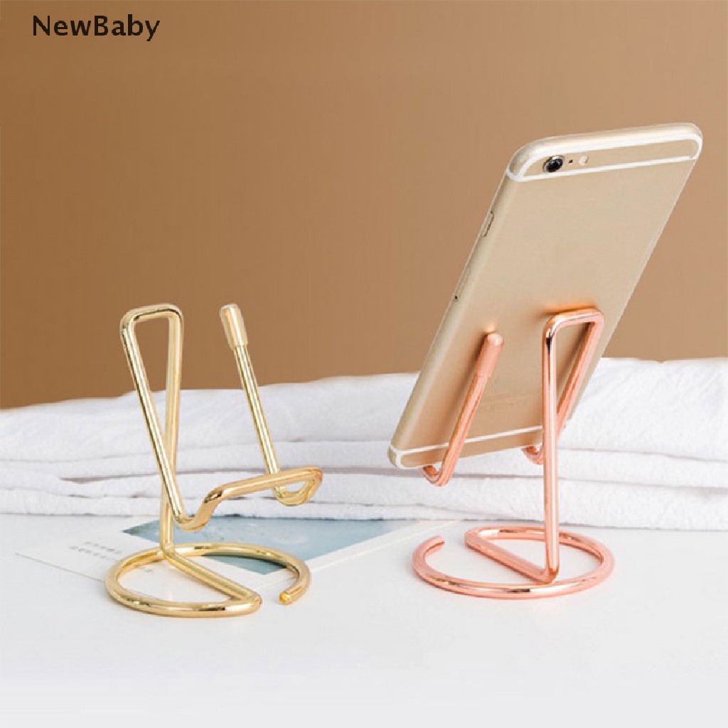 Stand Holder Handphone / Tablet Bahan Besi Tempa Gaya Nordic