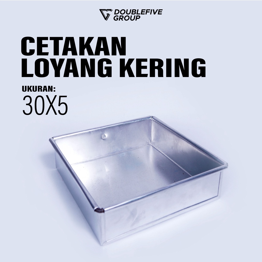 Loyang Kue Kering Loyang Oven Loyang Lapis Loyang Roti Kering 30 x 30 x 5 cm