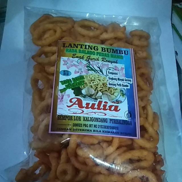

Klanting khas Purbalingga Rasa Balado Pedas Manis