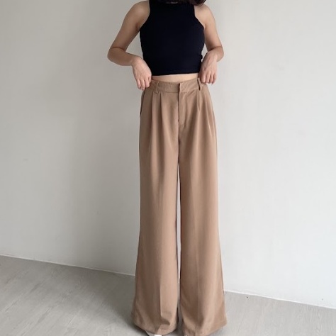 Peach Poppy MUSE Culottes Premium Pants - Celana Panjang Kulot Wanita Premium