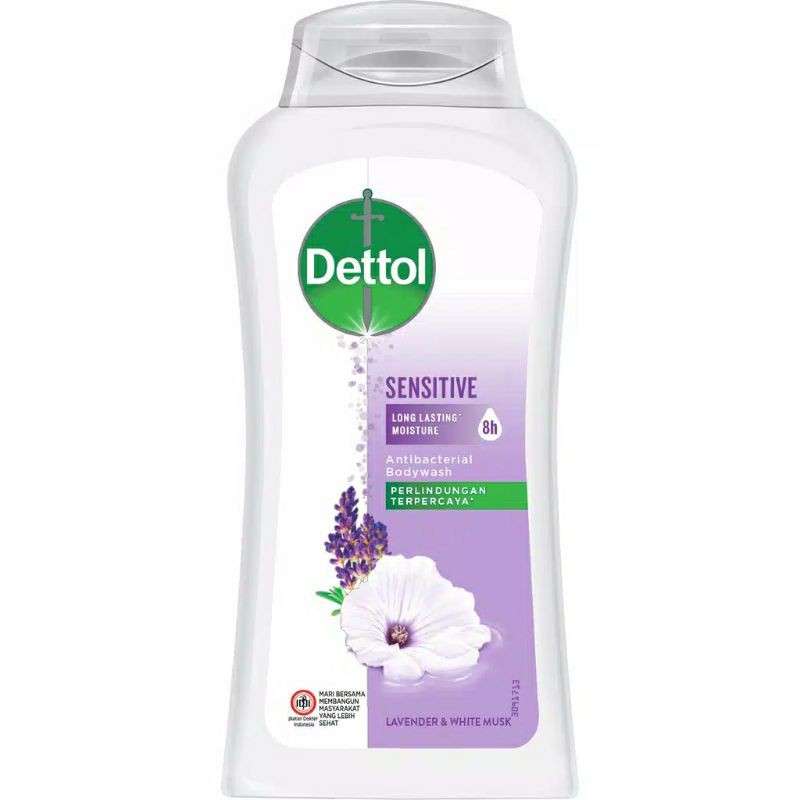 Dettol Body Wash Sensitive Sabun Mandi Cair Botol 300 gr