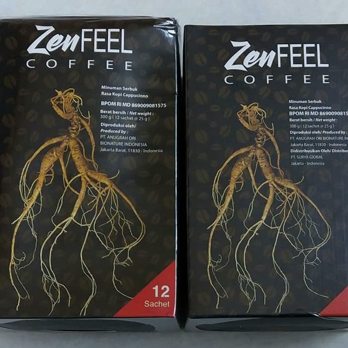 Asli zenfeel coffee zen feel kopi Terpercaya