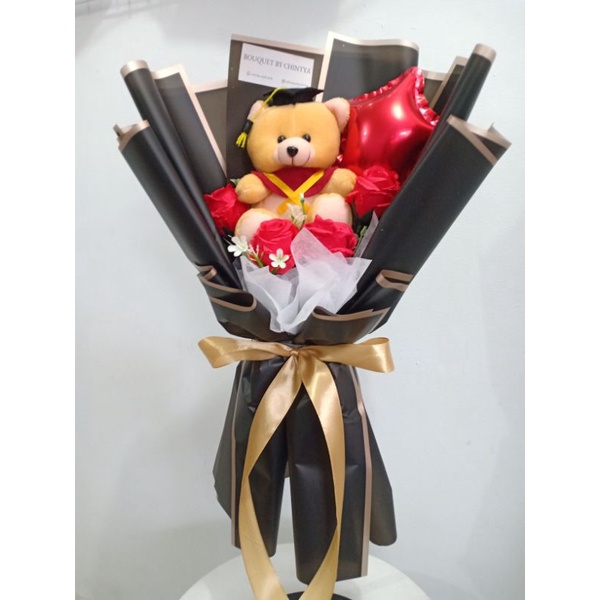 Buket Wisuda Buket Bunga Bucket Buket Snack Hadiah Wisuda Sempro Boneka