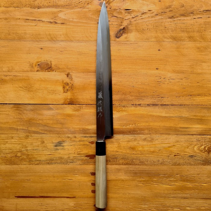 Japanese Knife Tojiro Aogami Damascus Steel Yanagi 330mm