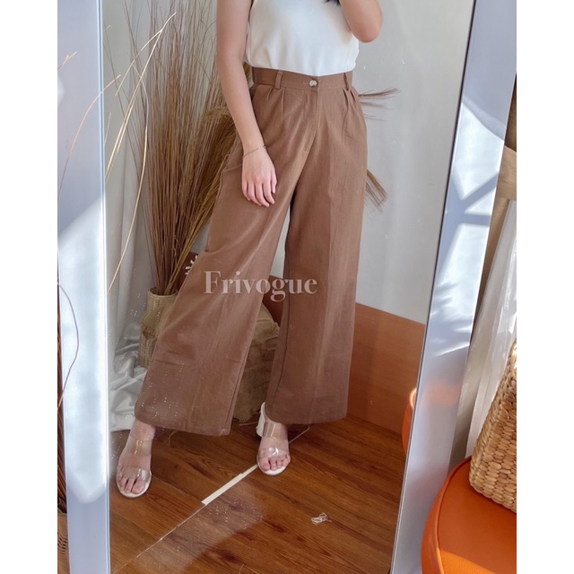 Eonnie Culotte Linen Pants