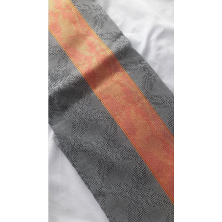 KAIN TENUN MEDAN/TENUN SONGKET SUMUT/BAHAN DRESS KEMEJA/KAIN SONGKET LEBAH BERGANTUNG ABU