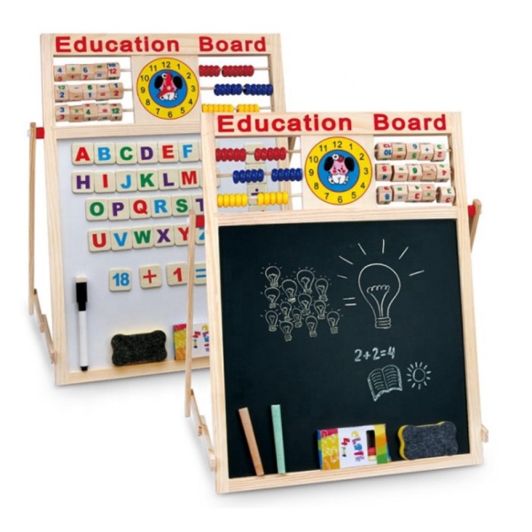 

Jual Papan Tulis Anak Berdiri Magnet 2 Sisi Hitam Putih Papan Belajar - PAPAN COKLAT Murah