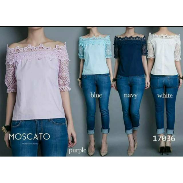 Blouse moscato new brokat