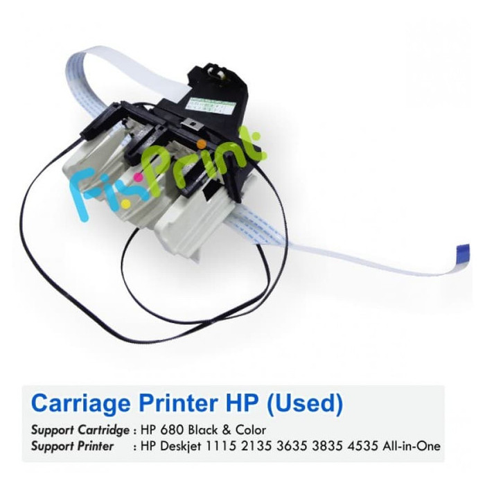 Home Cartridge HP 680 Carriage Unit Printer HP Deskjet 1115 2135 Used FSB2034