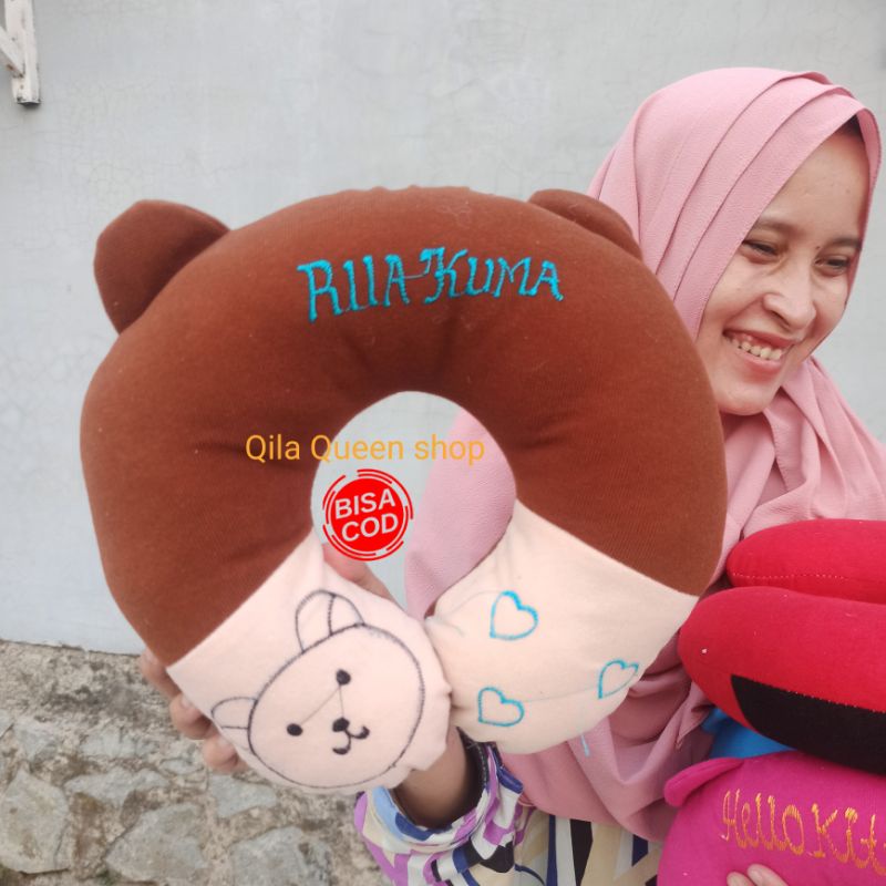bantal leher OBRAL empuk murah boneka 1kg isi 6