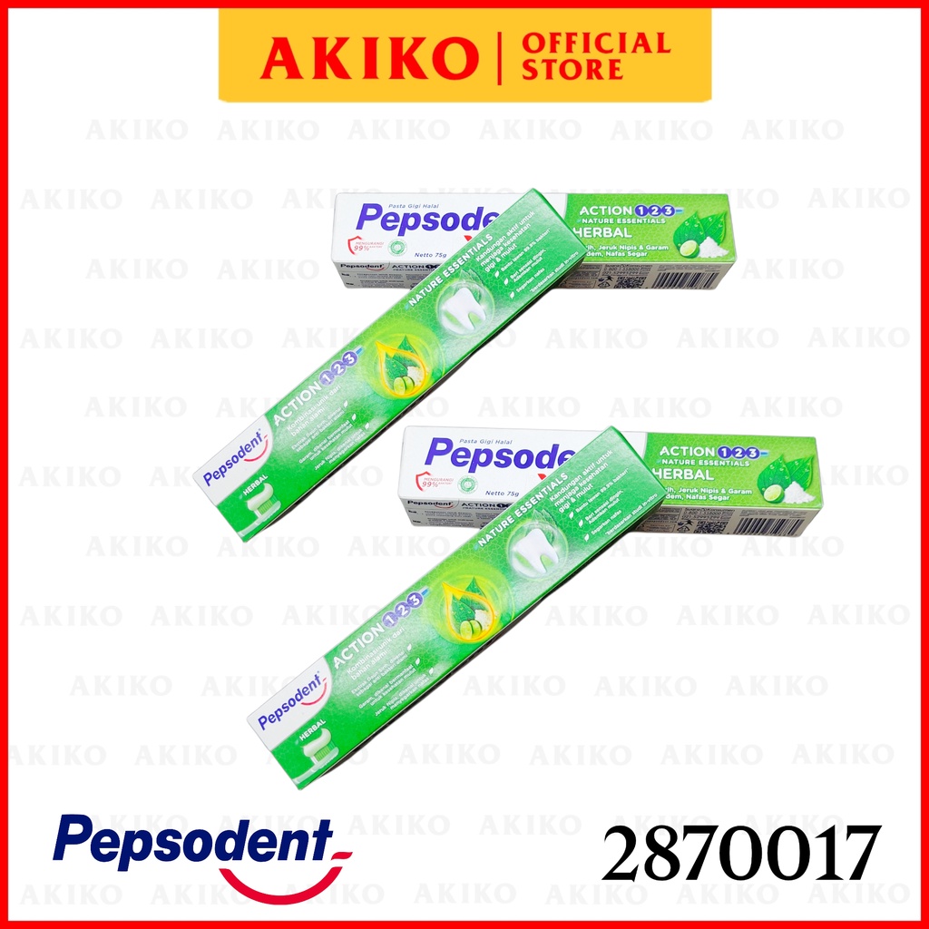 Pepsodent Action 123 Herbal 75G