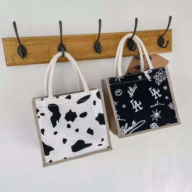 Tote Bag Wanita Terbaru Top Handle Vintage Korean Style Hand Bag Gadis Remaja