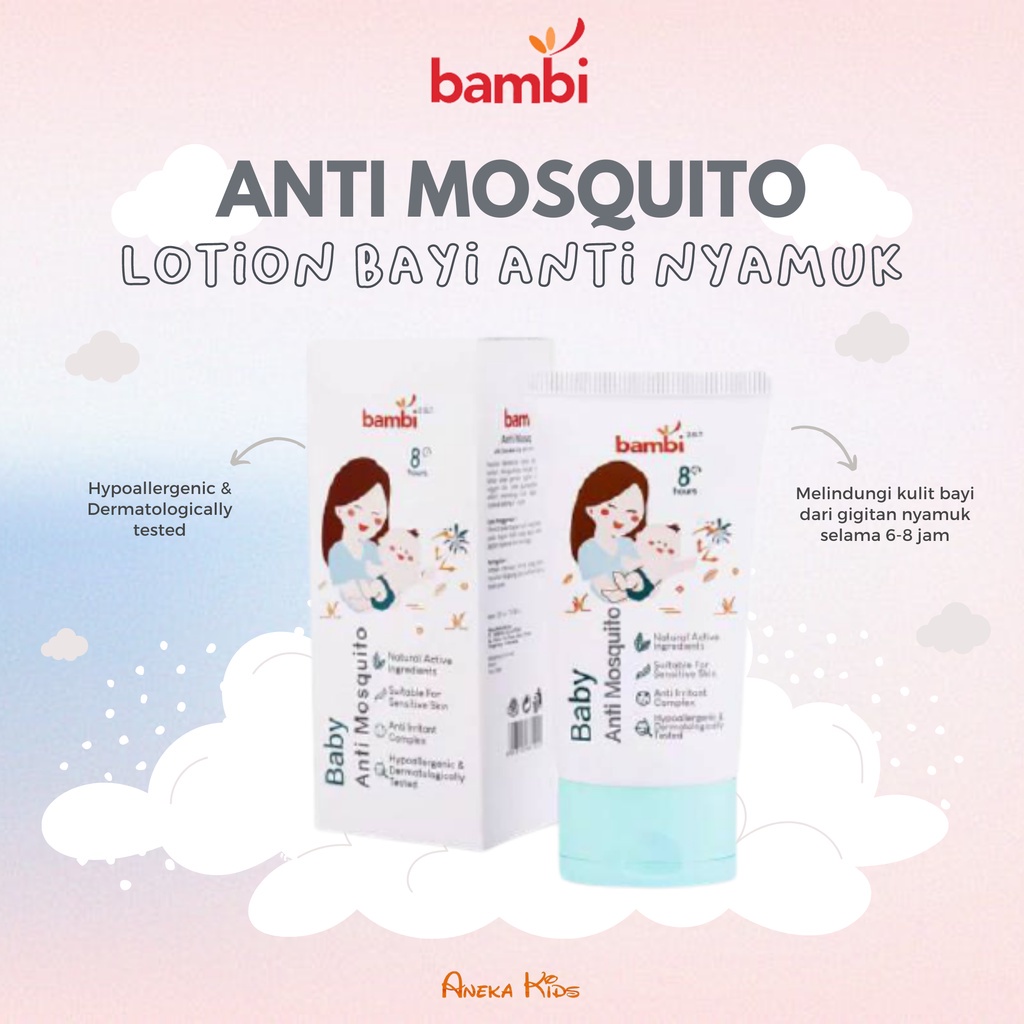 Bambi Anti Mosquito Lotion / Lotion Anti Nyamuk