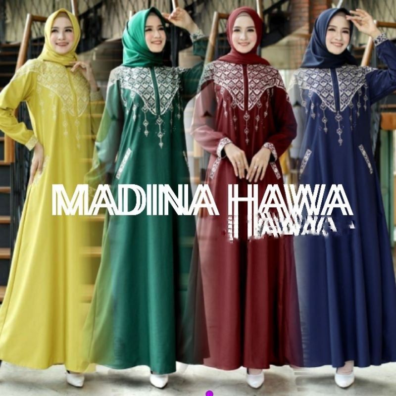 A.Line-Dress Gamis Premium Madina Hawa