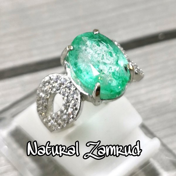 Cincin Batu Permata Natural Alam Ladies Size