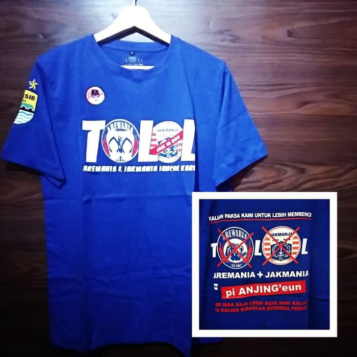 Kaos Baju Rasis Bobotoh Persib Bandung Tsirt Original Viking